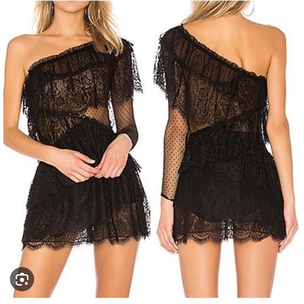 Black lace house of harlow dress